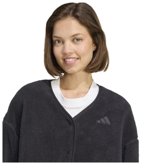 Adidas Γυναικεία ζακέτα Future Icons 3-Stripes Fleece Cardigan Adidas Γυναικεία ζακέτα Future Icons 3-Stripes Fleece Cardigan
